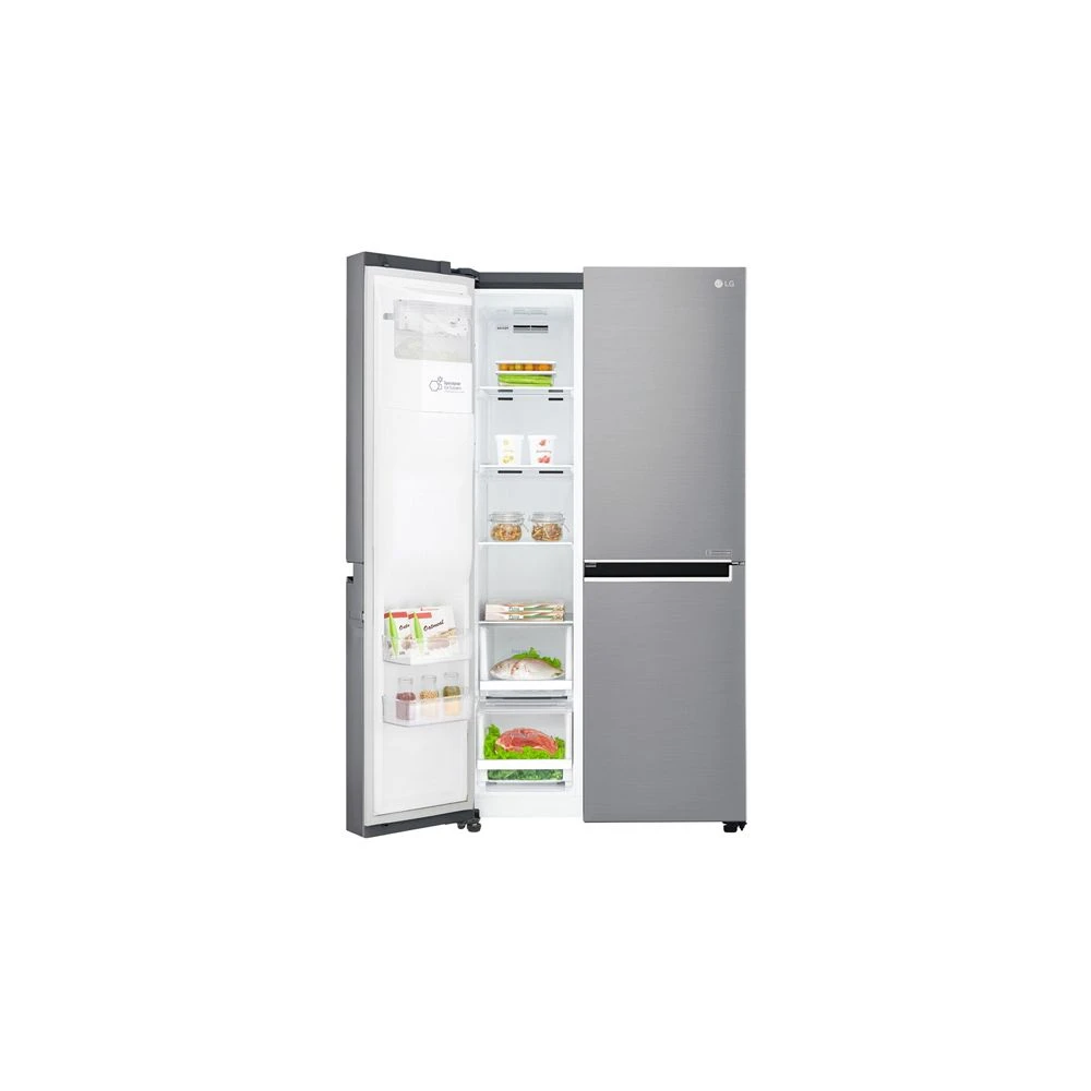 LG GSJ760PZXV Side-by-side Køle-fryseskab Fritstående Rustfrit Stål 601 L A+ - Billede 2