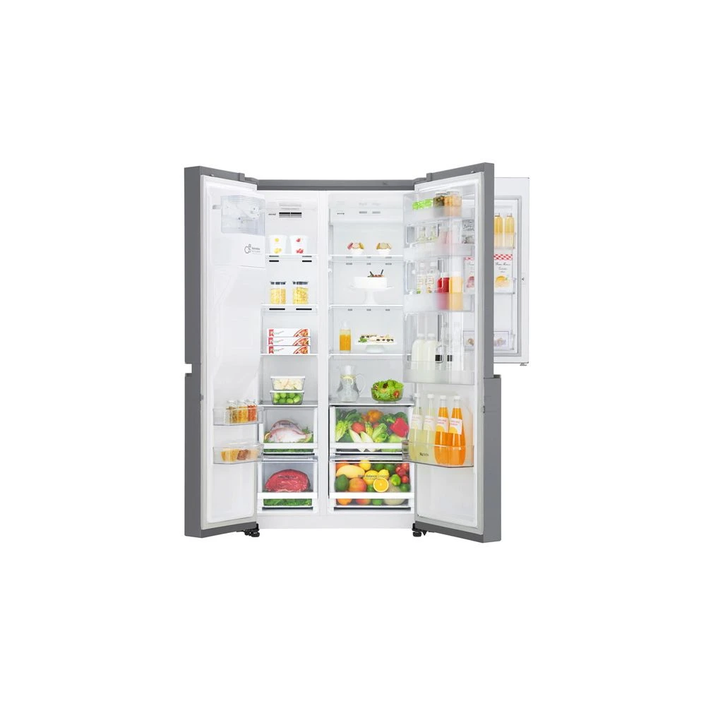 LG GSJ760PZXV Side-by-side Køle-fryseskab Fritstående Rustfrit Stål 601 L A+ - Billede 4